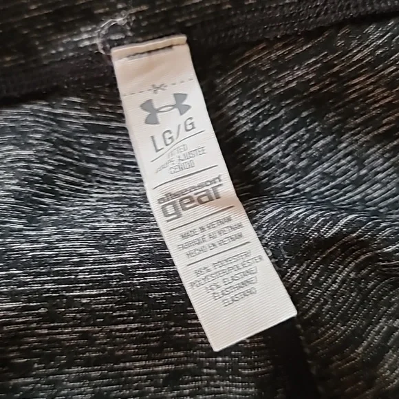 Large women's Under Armour capri leggings dark blueish gray - Picture 4 of 5